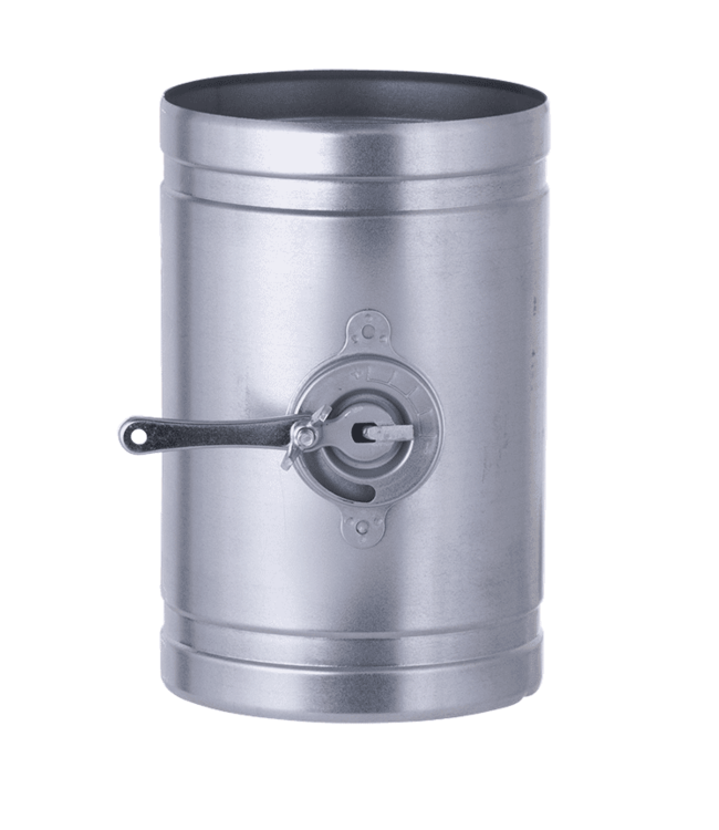 Fumio Gegalvaniseerde Smoorklep met hendel Ø120mm 0,5mm