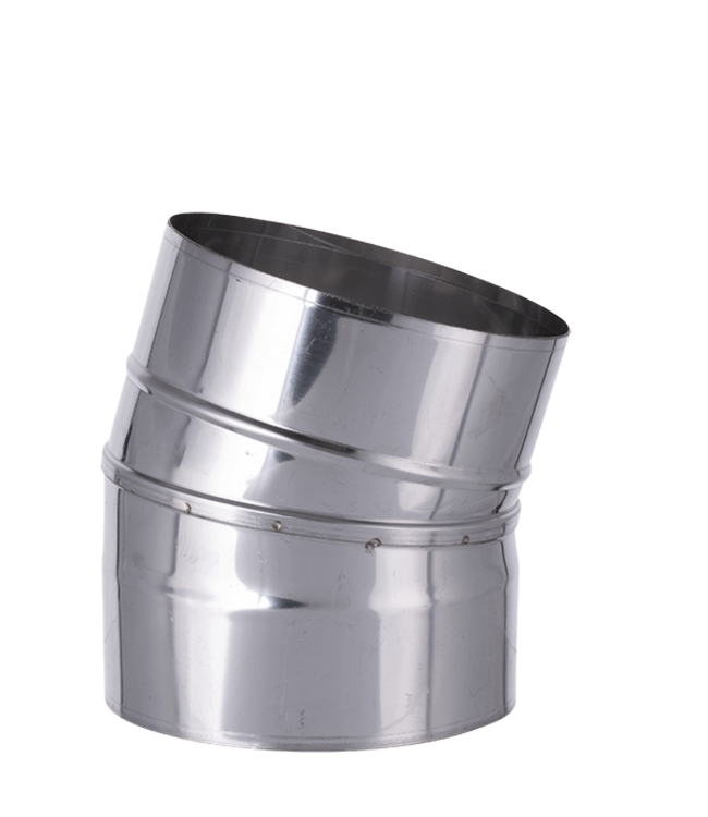 Fumio Bocht 15° RVS  Ø140mm