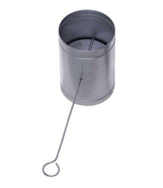 Fumio Gegalvaniseerde Smoorklep met Staaldraad Ø120mm 0,5mm Fumio Gegalvaniseerde Smoorklep met Staaldraad Ø120mm 0,5mm
