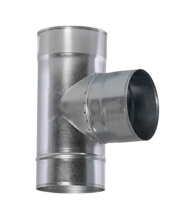 Fumio T-stuk gegalvaniseerd 120mm 90°