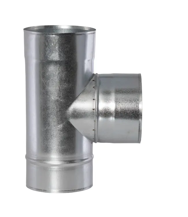 Fumio T-stuk gegalvaniseerd 120mm 90°