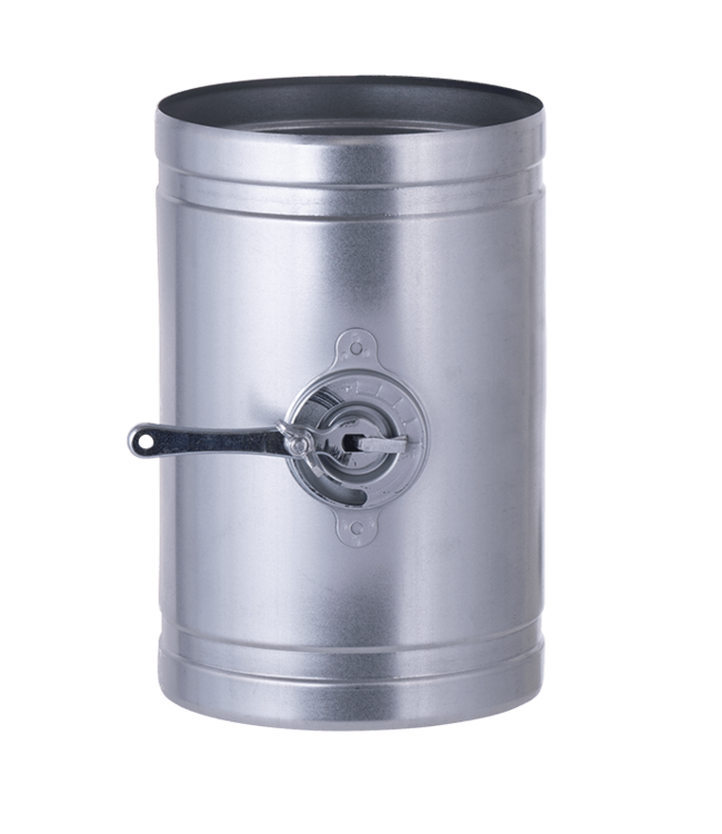 Fumio Gegalvaniseerde Smoorklep met hendel Ø130mm 0,5mm