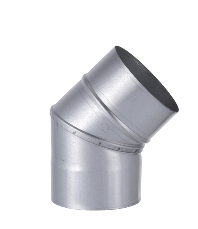 Fumio Gegalvaniseerde Bocht 45° Ø110mm 0,5mm