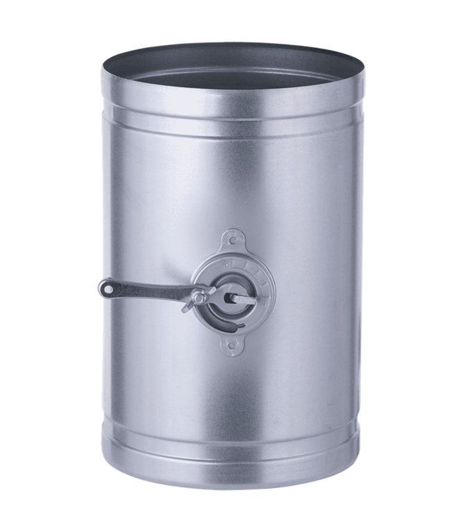 Fumio Gegalvaniseerde Smoorklep met hendel Ø150mm 0,5mm