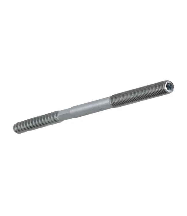 M8x15cm Stokeind draadeind met schroef