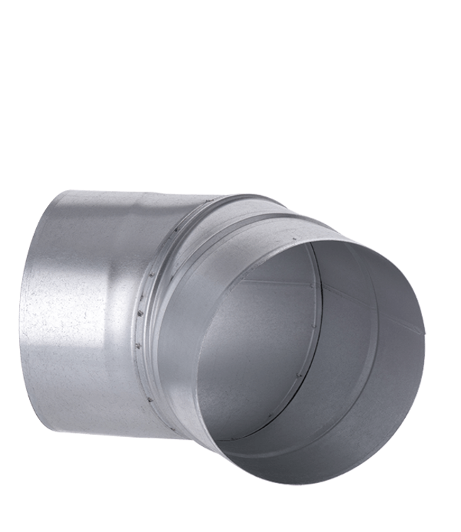 Fumio Gegalvaniseerde Bocht 45°  Ø130mm 0,5mm