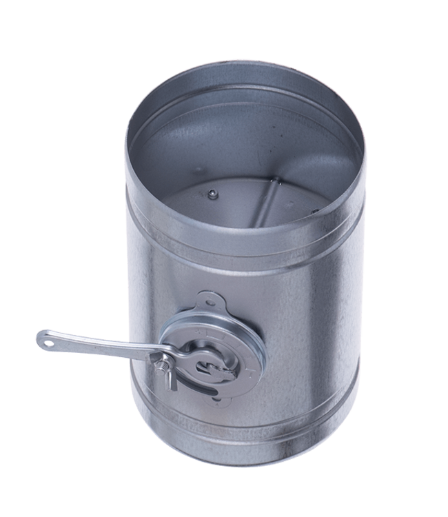 Fumio Gegalvaniseerde Smoorklep met hendel Ø100mm 0,5mm