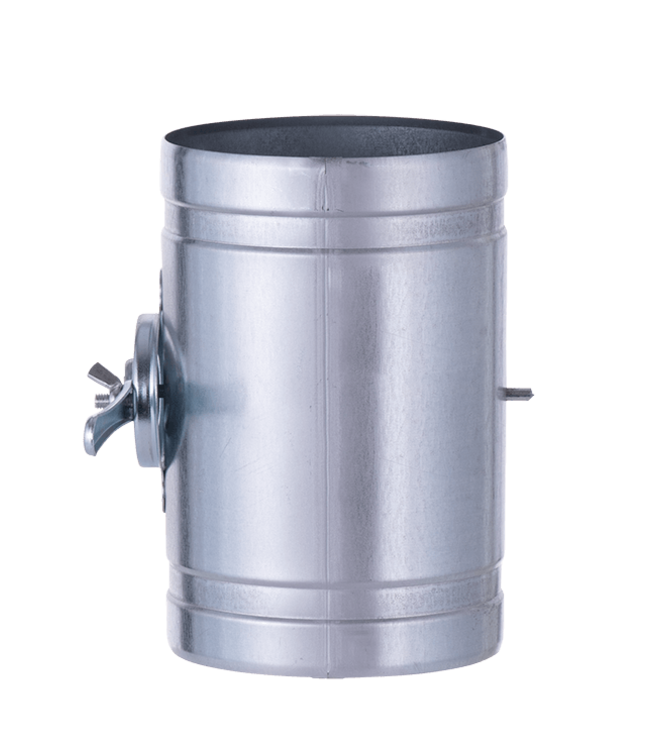 Fumio Gegalvaniseerde Smoorklep met hendel Ø100mm 0,5mm