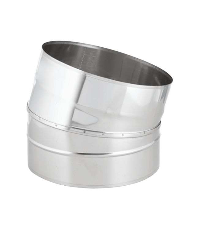 Fumio Bocht 15° RVS  Ø200mm