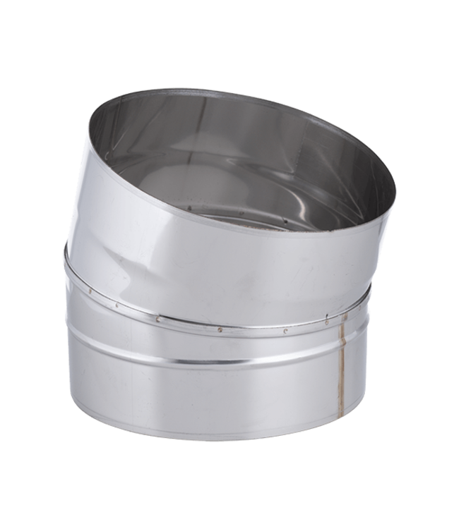 Fumio Bocht 15° RVS  Ø200mm