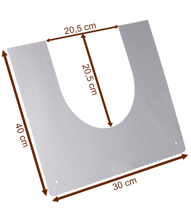 Fumio RVS  ø200  Afdekplaat