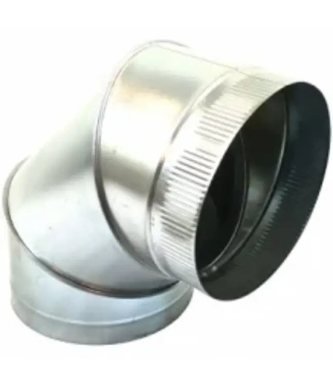 Bocht 90° Gegalvaniseerd 0.8mm (300mm)