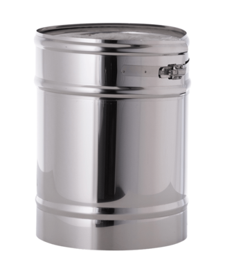 Fumio Kachelpijp 250mm dubbelwandig Ø200/Ø150mm 0,5mm RVS Fumio Kachelpijp 250mm dubbelwandig Ø200/Ø150mm 0,5mm RVS