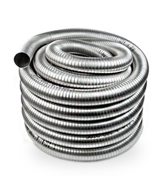 Fumio Enkelwandig RVS flexibele buis 150mm Fumio Enkelwandig RVS flexibele buis 150mm