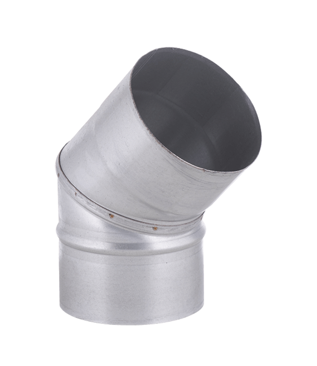 Fumio Gegalvaniseerde Bocht 45°  Ø125mm 0,5mm