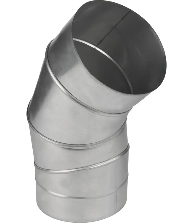 Fumio Gegalvaniseerde Bocht 90°   Ø100mm 0,5mm