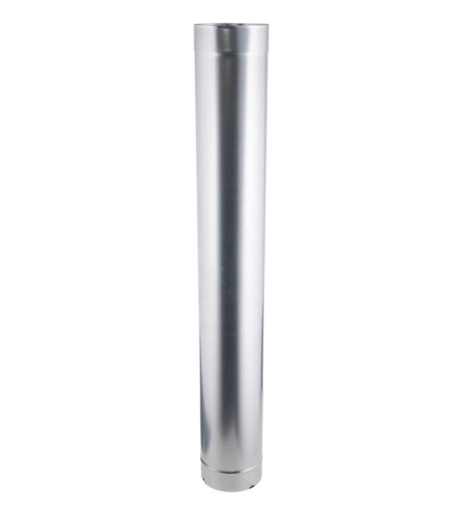 Fumio Gegalvaniseerd rookkanaal 1000mm  Ø100mm 0,5mm