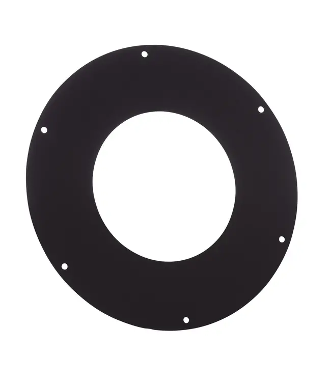 Fumio Rozet Ø150 Zwart 1mm