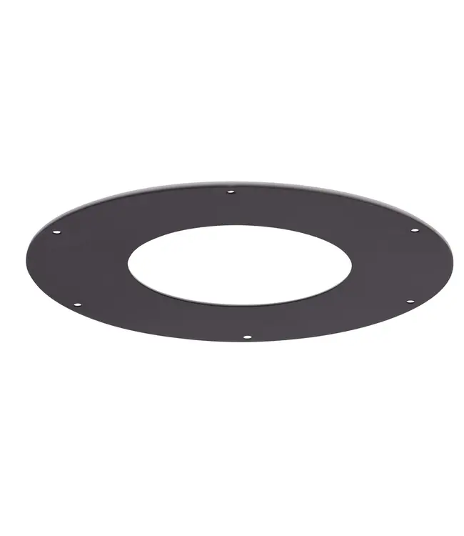 Fumio Rozet Ø150 Zwart 1mm