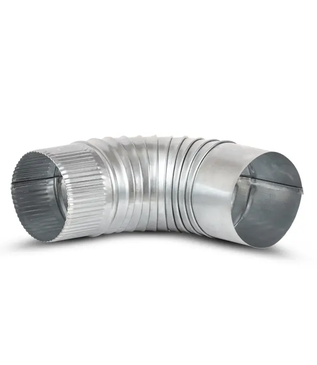 Fumio Bocht 90° Gegalvaniseerd 0.5mm Ø160mm