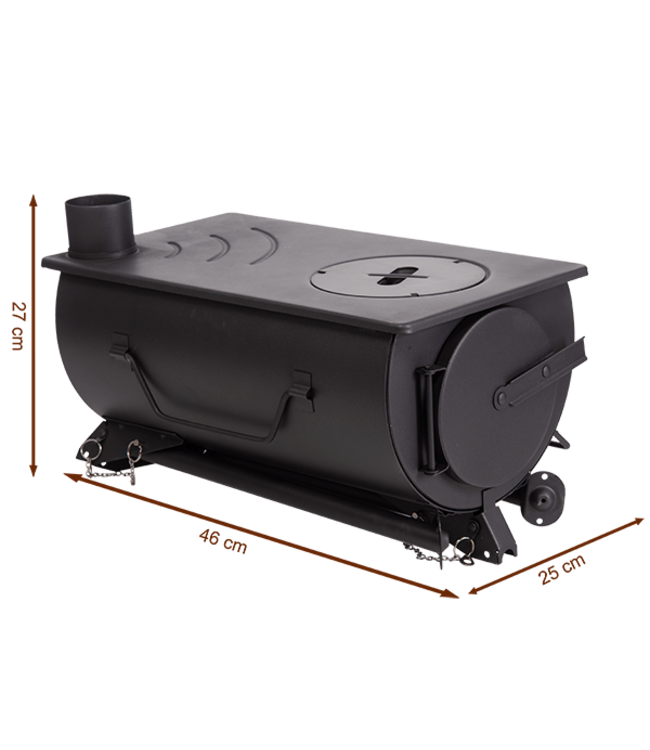 Fumio Draagbare mini houtkachel