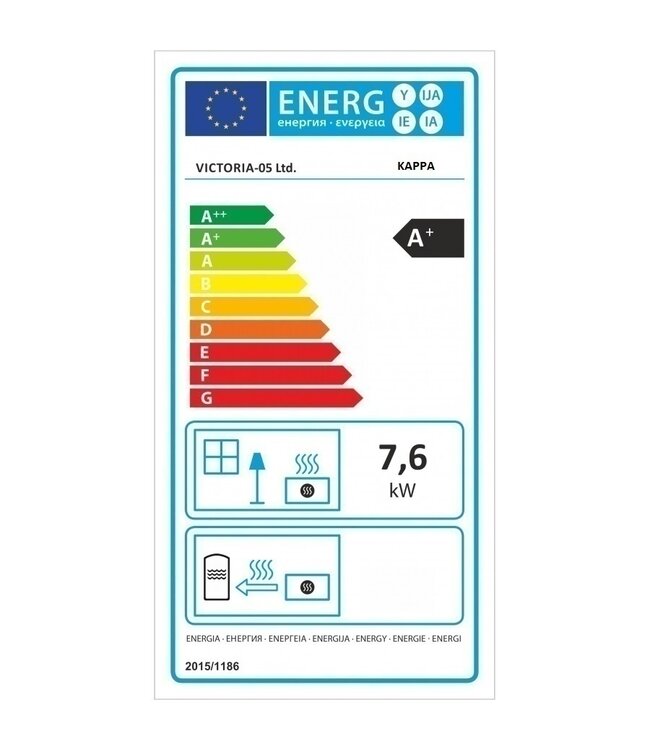 Fumio Houtkachel Kappa 7,6 kW