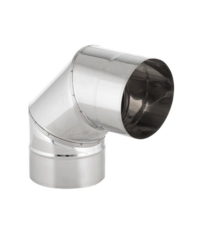 Fumio Bocht 90° RVS  Ø125mm