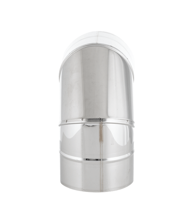 Fumio Bocht 90° RVS  Ø125mm