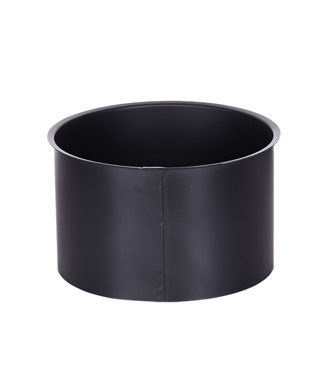 Fumio Schoorsteen insert enkel Ø180 2mm zwart