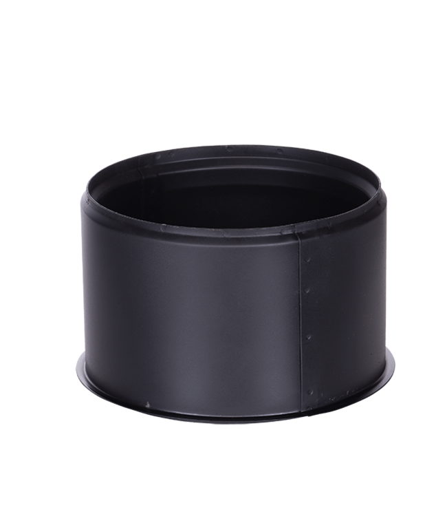Fumio Schoorsteen insert dubbel Ø180mm 2mm zwart
