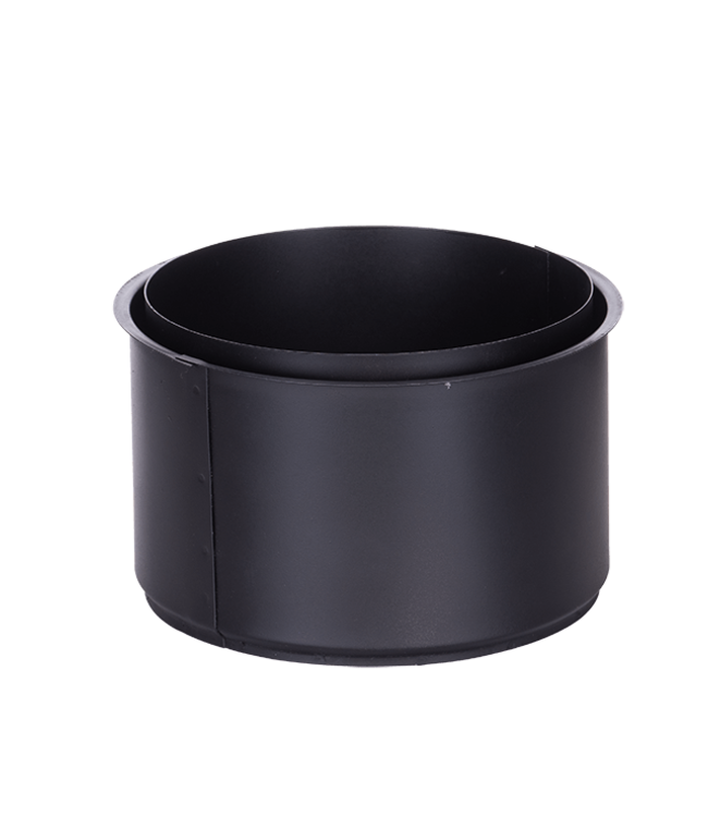 Fumio Schoorsteen insert dubbel Ø180mm 2mm zwart