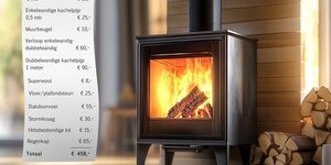 Wat kost een rookkanaal voor een houtkachel? 