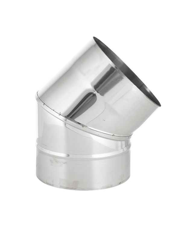 Fumio Bocht 45° RVS  Ø180mm