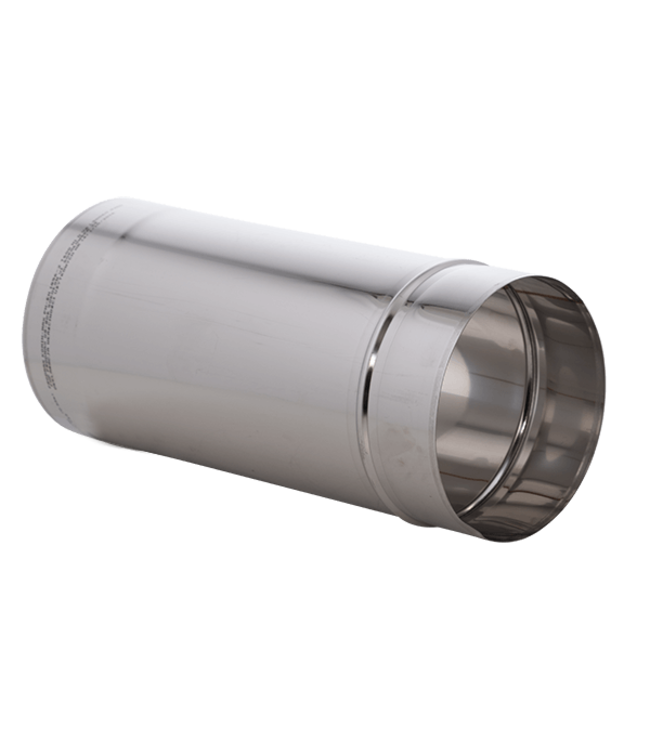 Fumio kachelpijp RVS Ø120mm 500mm
