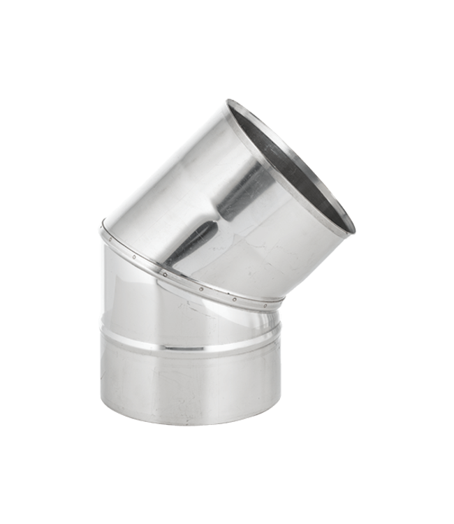 Fumio Bocht 45° RVS  Ø120mm