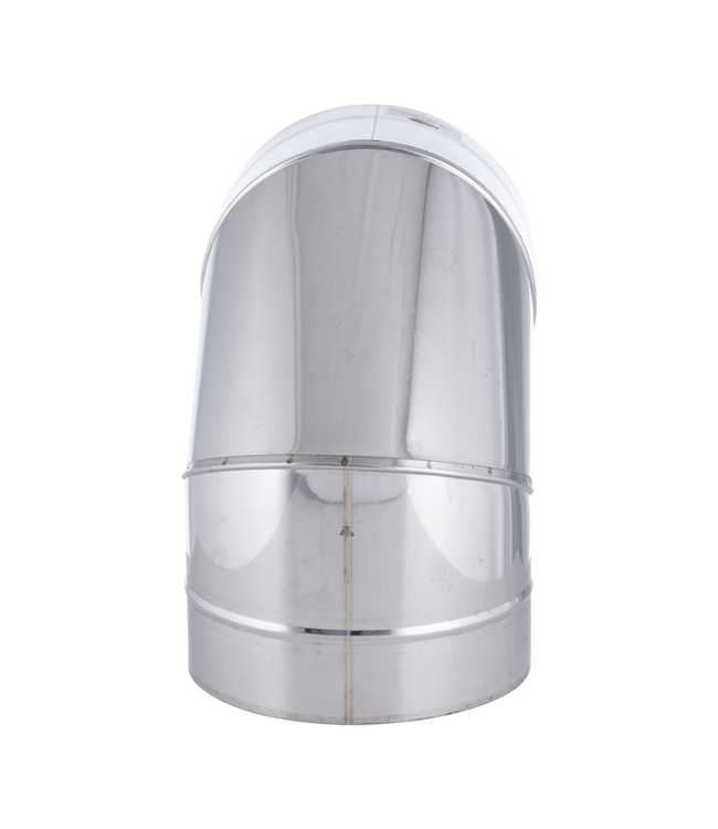 Fumio Bocht 90° RVS  Ø110mm