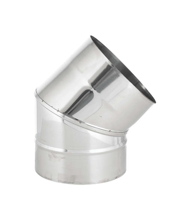 Fumio EW Bocht 45° RVS 316L Ø200mm