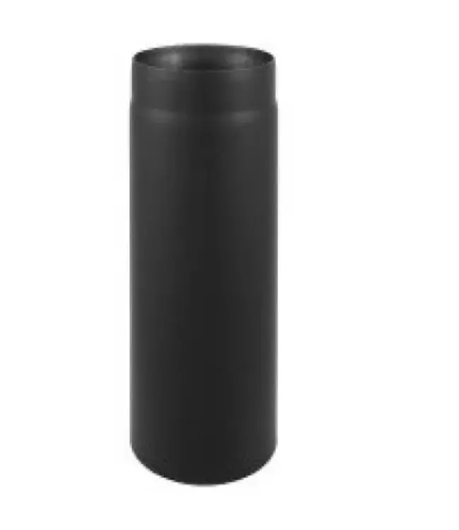 Fumio Kachelpijp 250mm Ø200 2mm zwart