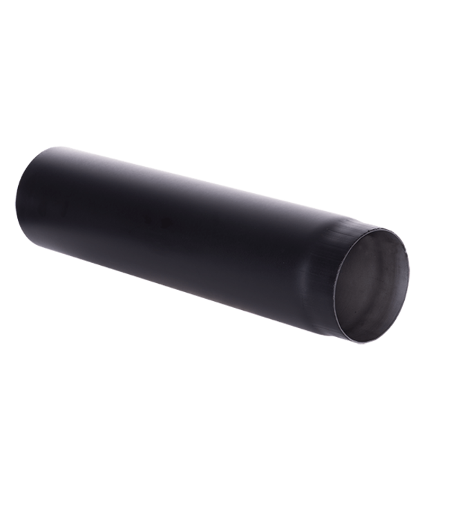 Fumio Kachelpijp 500mm Ø130 2mm zwart