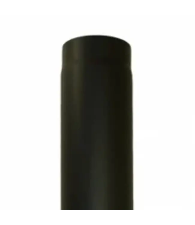 Fumio Kachelpijp 1000mm Ø130 2mm zwart