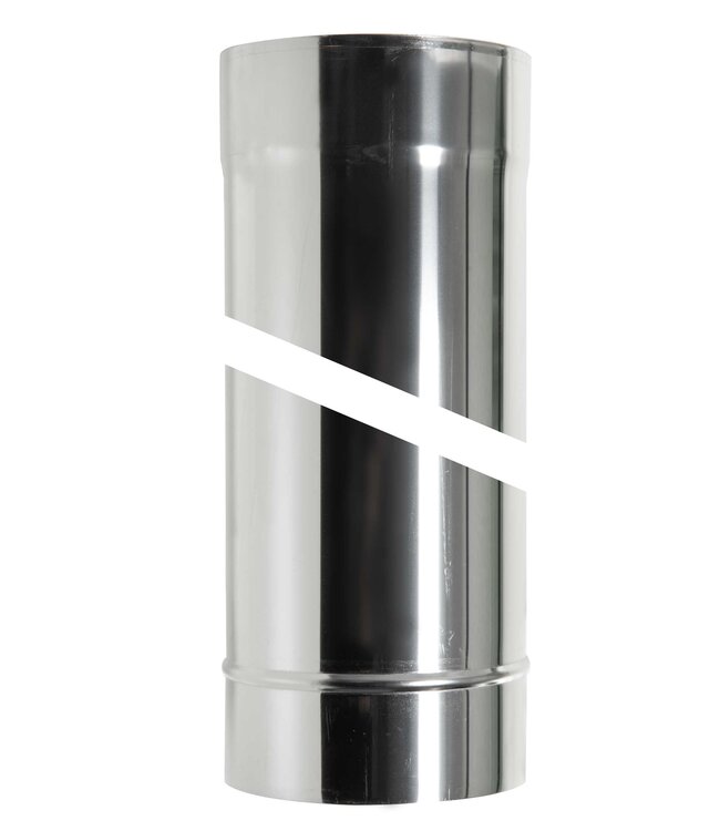 Fumio kachelpijp RVS Ø110mm 500mm