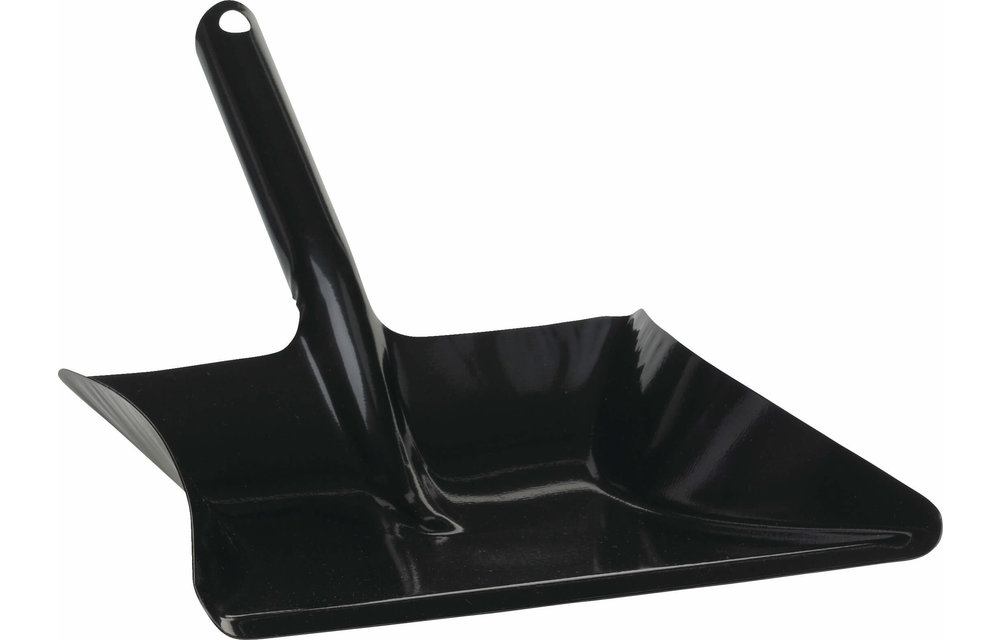 Vikan Kehrschaufel metall, 245 mm, Schwarz