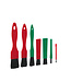 Vikan Set di pennelli, 7 pezzi in differenti misure, 140 mm, Morbido