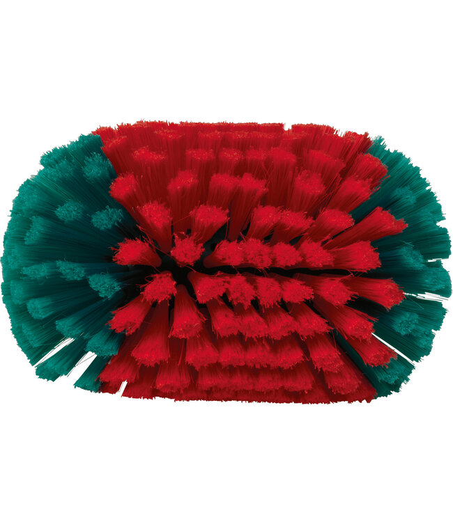 Vikan Brosse à jante souple à passage d'eau, 228 mm, Souple/fleuré, Noir