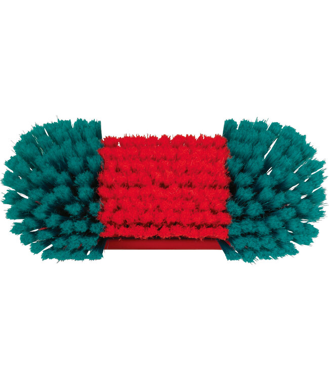 Vikan Brosse à passage d'eau souple, 250 mm, Souple/fleuré, Noir