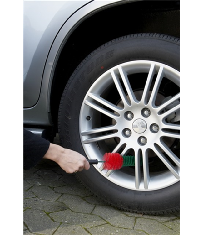 Vikan Felgenbürste, Ø65 mm, 325 mm, Hart, Schwarz