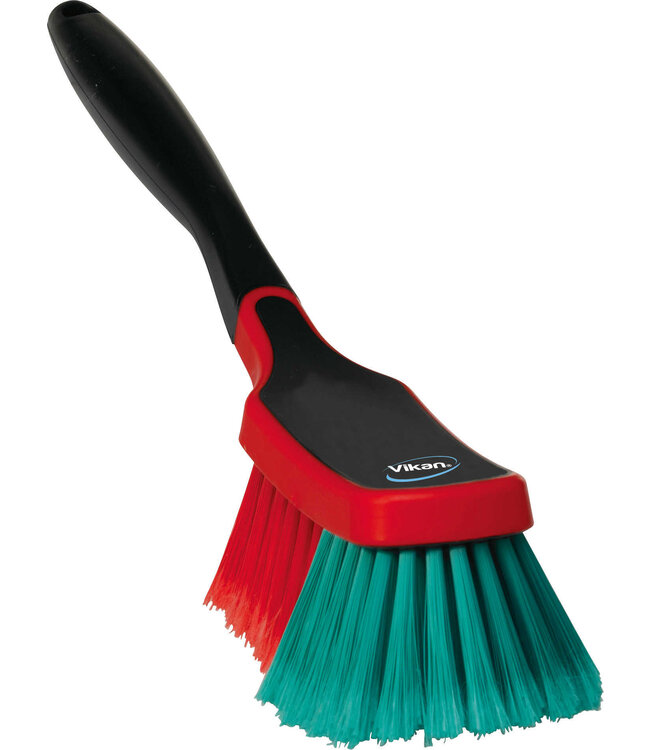 Vikan Spazzola multiuso/scovolo per cerchioni, 310 mm, Morbido/Sfrangiato, Nero