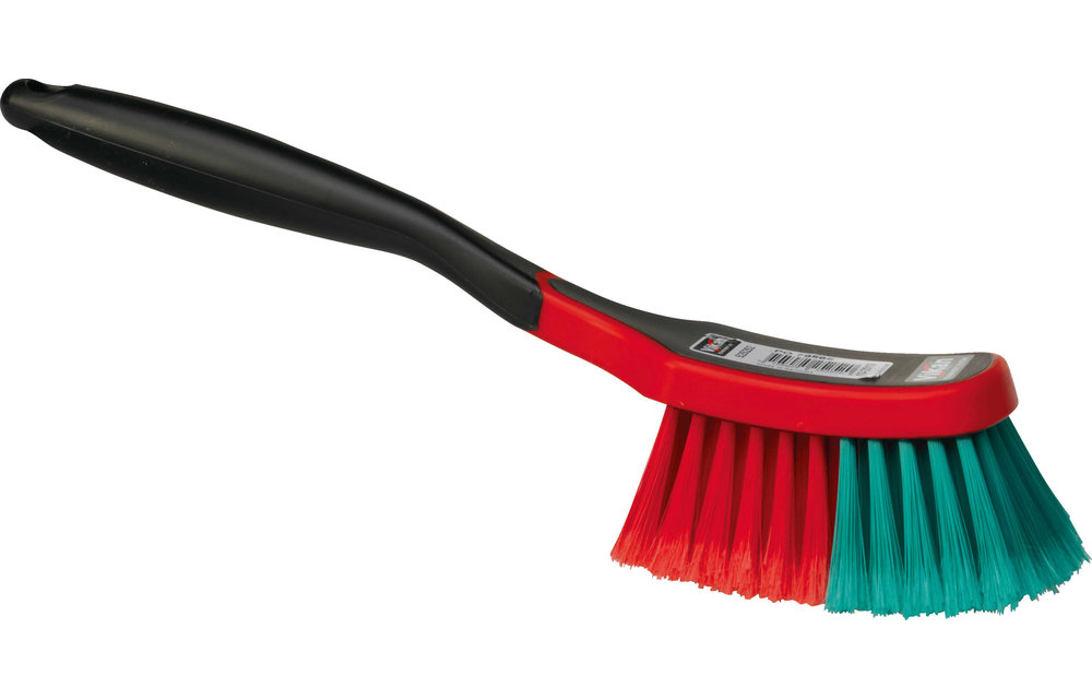 Vikan Multibürste/Felgenbürste, 310 mm, 290 mm, Weich/gesplisst, Schwarz