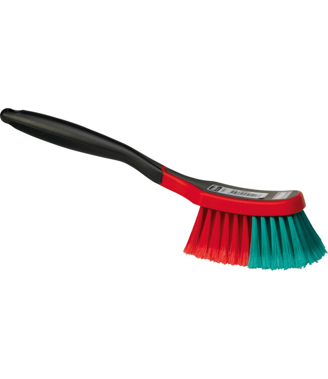 Vikan Spazzola multiuso/scovolo per cerchioni, 310 mm, Morbido/Sfrangiato, Nero