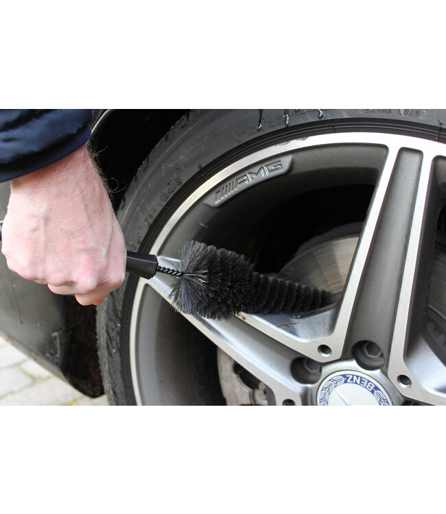 Vikan Scovolo per cerchioni, Ø65 mm, 325 mm, Morbido, Nero